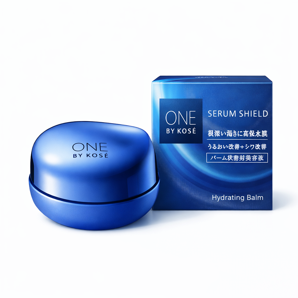 One by kosé serum shield · bálsamo hidratante intensivo con rice power® No.11+