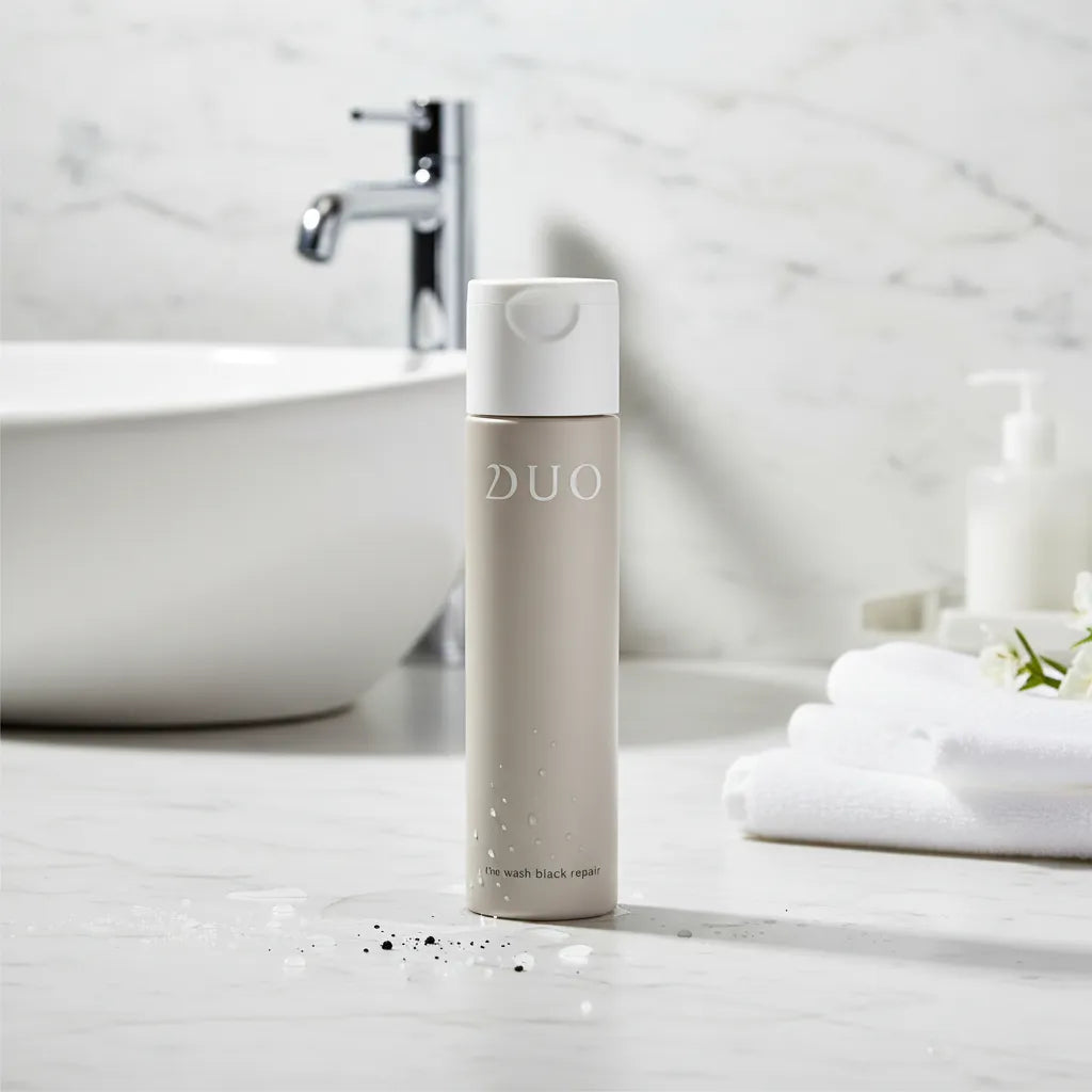 DUO the wash black repair · limpiador enzimático en polvo con carbón, arcilla y enzimas