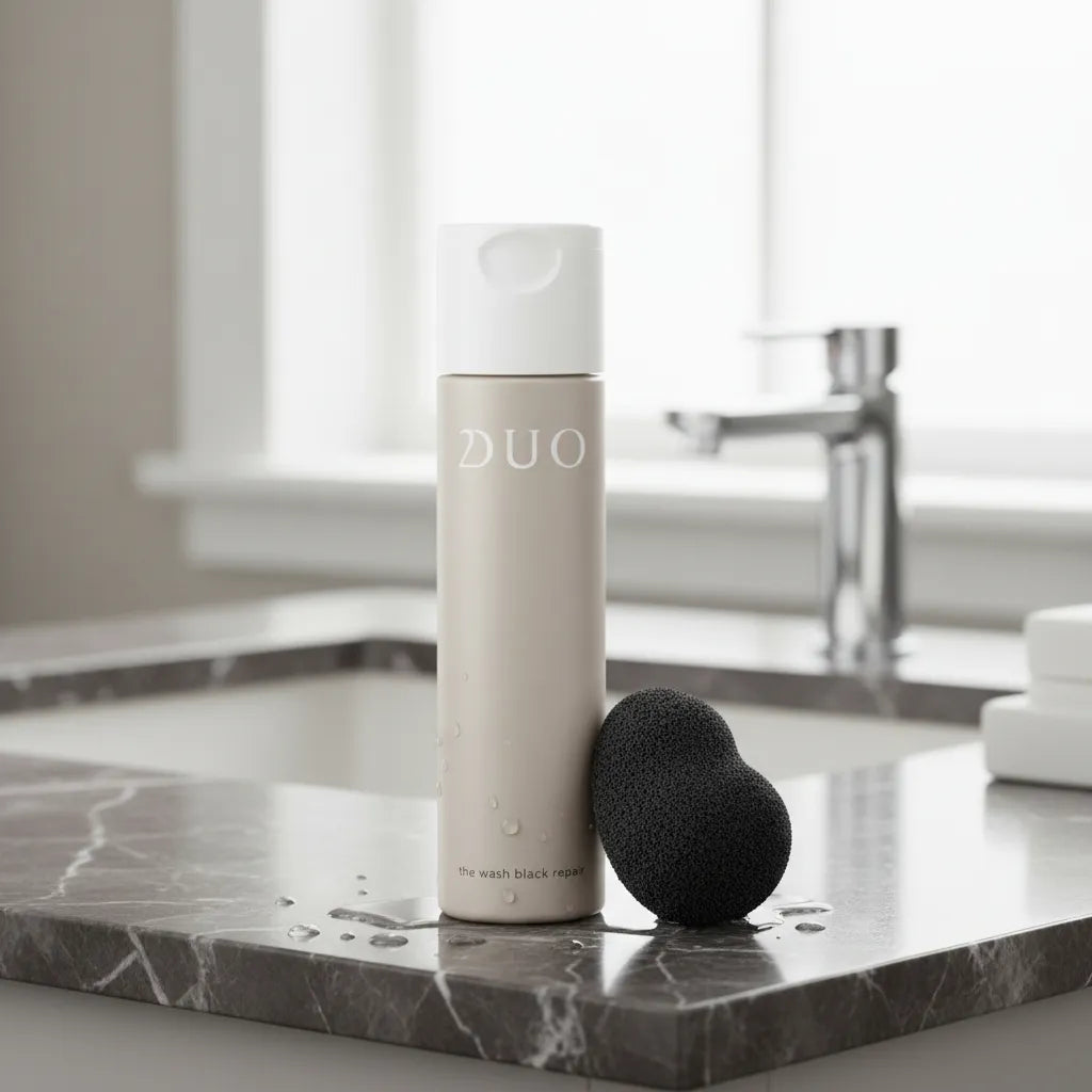 DUO the wash black repair · limpiador enzimático en polvo con carbón, arcilla y enzimas
