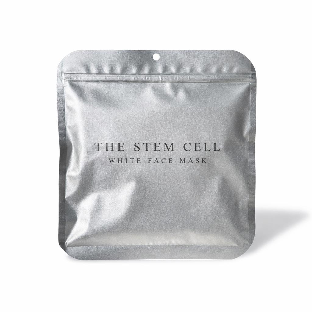 The stem cell white face mask · mascarilla iluminadora con exosomas y 4 activos despigmentantes