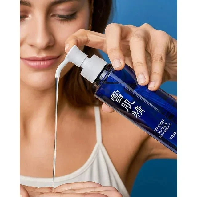 Kosé sekkisei treatment cleansing oil · aceite desmaquillante premium con aceites orientales de alta concentración